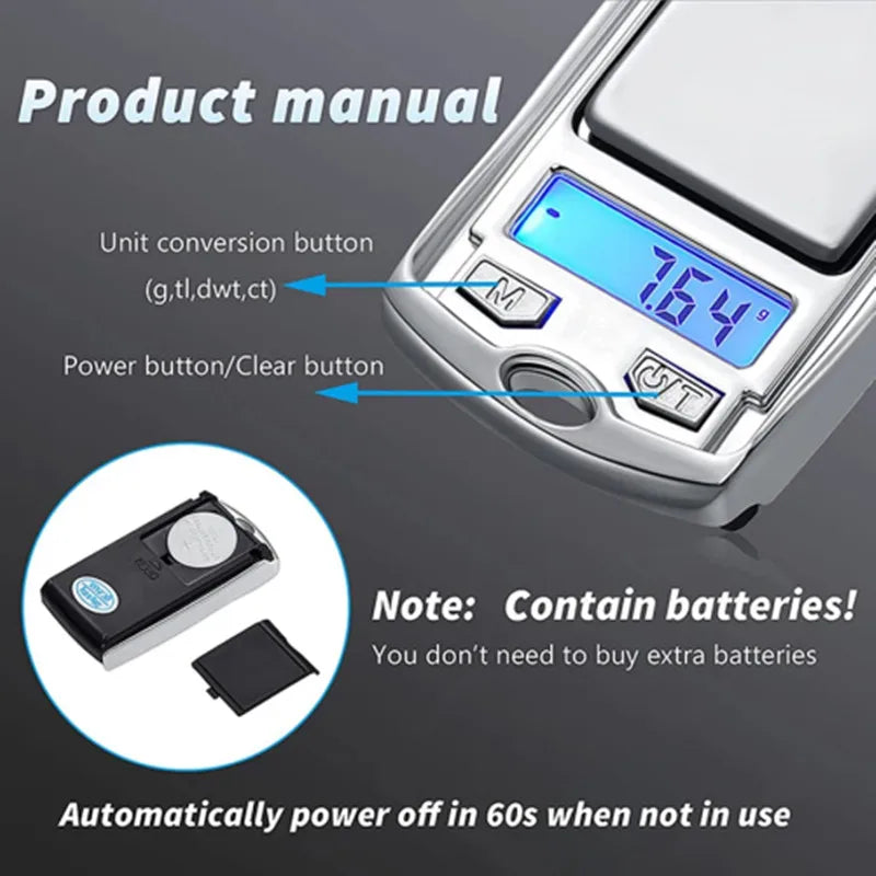 balança de precisão portatil 1Pcs 200g/100g 0.01g Precision Portable Car Key Shape Mini Digital Pocket Electronic Gram Scale with LCD Display