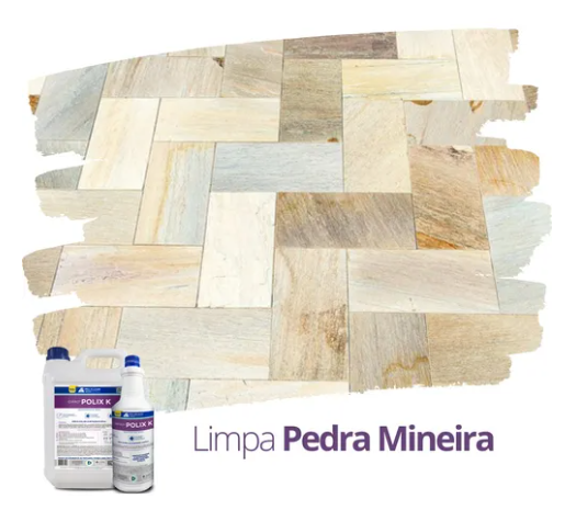 Limpa Pisos e Pedras Externas Desincrustante 1l Policlean (G10.02.02)produto de limpeza