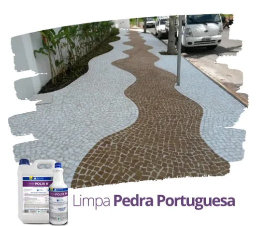 Limpa Pisos e Pedras Externas Desincrustante 1l Policlean (G10.02.02)produto de limpeza